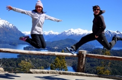 Slovenians travel jump at Cerro Campanario