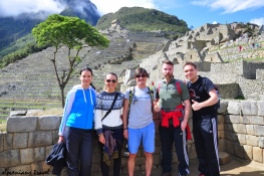 Slovenian gang at Machu Picchu